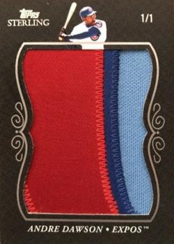 2008 Topps Sterling - Super Jumbo Patch #JS-AD12 Andre Dawson Front