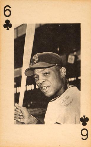 1962 Pittsburgh Exhibits #6C Willie Mays Front