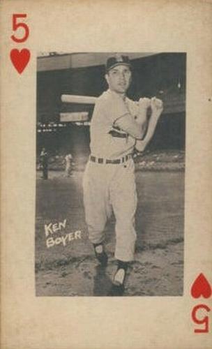 1962 Pittsburgh Exhibits #5H Ken Boyer Front