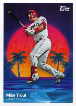 2020 Topps On-Demand Set 10: MLB Summer Blockbusters #1 Mike Trout Front