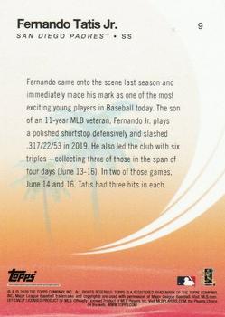 2020 Topps On-Demand Set 10: MLB Summer Blockbusters #9 Fernando Tatis Jr. Back