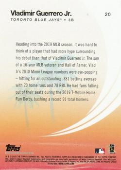 2020 Topps On-Demand Set 10: MLB Summer Blockbusters #20 Vladimir Guerrero Jr. Back