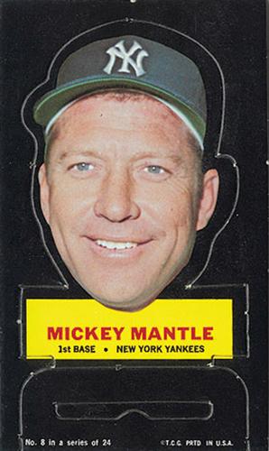 1967 Topps Stand-Ups #8 Mickey Mantle Front