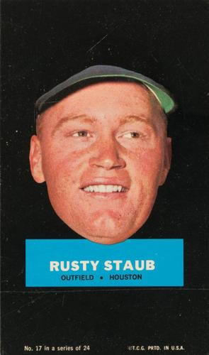 1967 Topps Stand-Ups #17 Rusty Staub Front