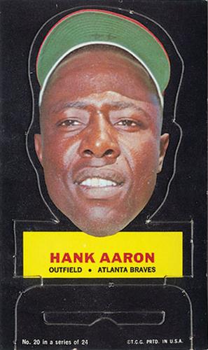 1967 Topps Stand-Ups #20 Hank Aaron Front