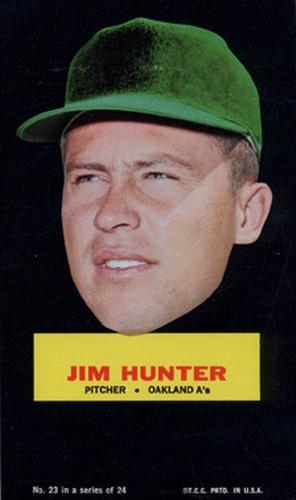 1967 Topps Stand-Ups #23 Jim Hunter Front