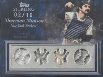 2008 Topps Sterling - Moments Relics Quad #4SM-39 Thurman Munson Front