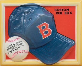 1969 Fleer 3D Trophy Hats #NNO Boston Red Sox Front