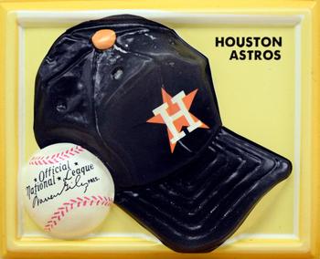 1969 Fleer 3D Trophy Hats #NNO Houston Astros Front