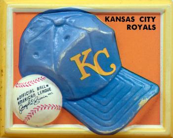 1969 Fleer 3D Trophy Hats #NNO Kansas City Royals Front