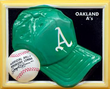 1969 Fleer 3D Trophy Hats #NNO Oakland Athletics Front