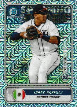 2020 Bowman - Chrome Spanning the Globe Mojo Refractor #STG-IP Isaac Paredes Front