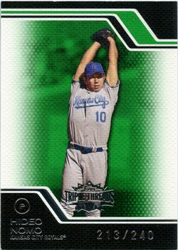 2008 Topps Triple Threads - Emerald #79 Hideo Nomo Front