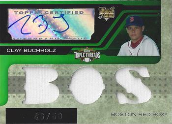 2008 Topps Triple Threads - Emerald #150 Clay Buchholz Front