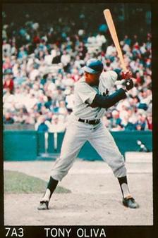 1968 Sports Illustrated Poster Cards #7A3 Tony Oliva Front