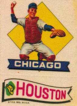 1974 Topps Action Emblem Stickers #NNO Chicago White Sox / Houston Astros Front
