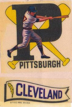 1974 Topps Action Emblem Stickers #NNO Pittsburgh Pirates / Cleveland Indians Front