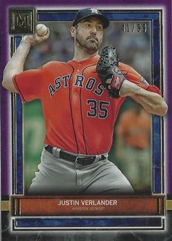 2020 Topps Museum Collection - Amethyst #39 Justin Verlander Front