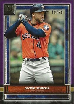 2020 Topps Museum Collection - Amethyst #73 George Springer Front