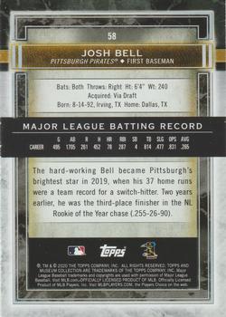 2020 Topps Museum Collection - Emerald #58 Josh Bell Back