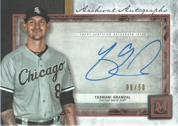 2020 Topps Museum Collection - Archival Autographs Copper #AA-YG Yasmani Grandal Front