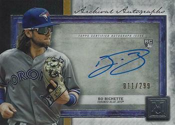 2020 Topps Museum Collection - Archival Autographs #AA-BB Bo Bichette Front