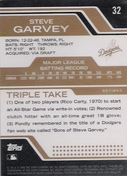 2008 Topps Triple Threads - Gold #32 Steve Garvey Back