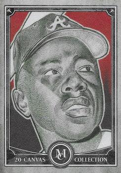 2020 Topps Museum Collection - Canvas Collection Reprints #CCR-38 Hank Aaron Front
