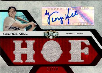 2008 Topps Triple Threads - Relics Autographs #TTAR-73 George Kell Front