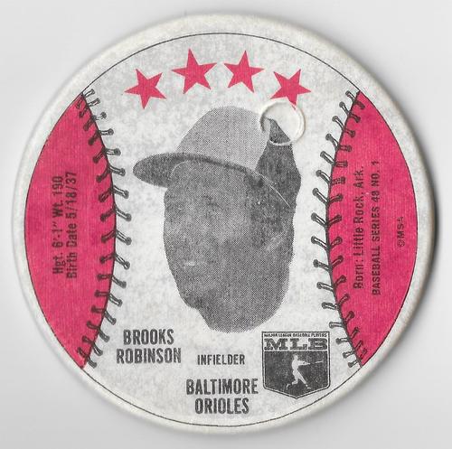 1977 7-Eleven Cup Lids #NNO Brooks Robinson Front
