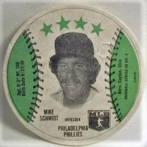 1977 7-Eleven Cup Lids #NNO Mike Schmidt Front