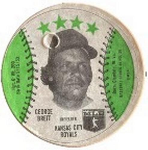 1977 7-Eleven Cup Lids #NNO George Brett Front