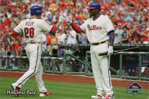 2012 Philadelphia Phillies Fan Appreciation Day Postcards #NNO Chase Utley / Ryan Howard Front