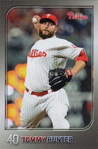 2018 Philadelphia Phillies Photocards 2nd Edition #NNO Tommy Hunter Front
