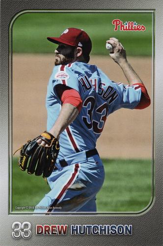 2018 Philadelphia Phillies Photocards 2nd Edition #NNO Drew Hutchison Front