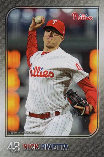 2018 Philadelphia Phillies Photocards 2nd Edition #NNO Nick Pivetta Front