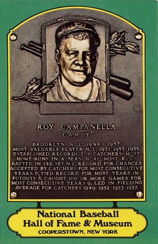 1978 Dexter Press Hall of Fame Postcards #NNO Roy Campanella Front