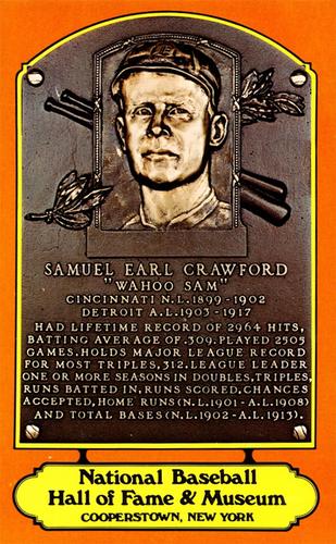 1978 Dexter Press Hall of Fame Postcards #NNO Sam Crawford Front