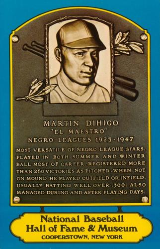 1978 Dexter Press Hall of Fame Postcards #NNO Martin Dihigo Front