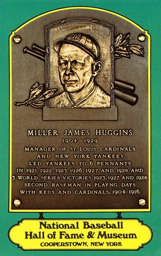 1978 Dexter Press Hall of Fame Postcards #NNO Miller Huggins Front