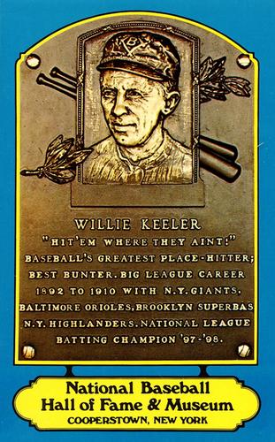 1978 Dexter Press Hall of Fame Postcards #NNO Willie Keeler Front