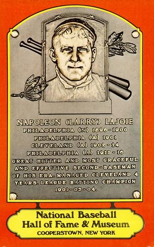 1978 Dexter Press Hall of Fame Postcards #NNO Nap Lajoie Front