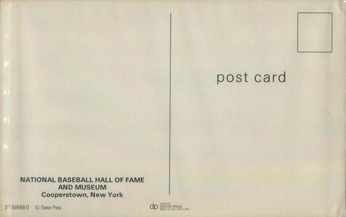 1978 Dexter Press Hall of Fame Postcards #NNO Joe Medwick Back