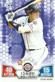 2020 SCC Battle Baseball Card Game Vol. 2 #SCCB2-20/006 Kyung-Min Heo Front