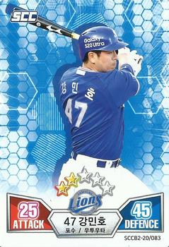 2020 SCC Battle Baseball Card Game Vol. 2 #SCCB2-20/083 Min-Ho Kang Front