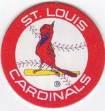 1995 AC Sales MLB Team Logo Pogs #NNO St. Louis Cardinals Front