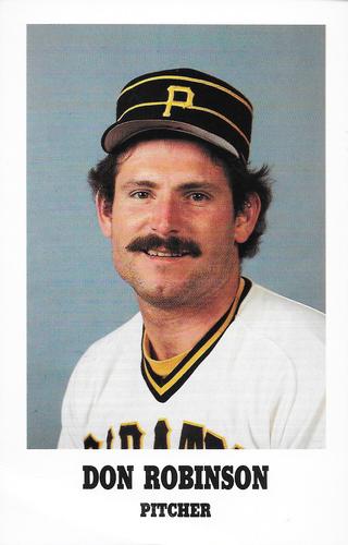 1986 Pittsburgh Pirates #NNO Don Robinson Front