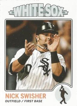 2008 Chicago Tribune Cubs and White Sox #NNO Nick Swisher Front