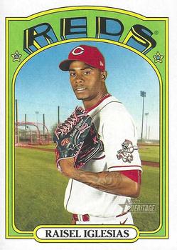 2021 Topps Heritage #3 Raisel Iglesias Front