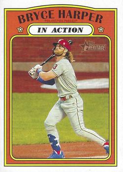 2021 Topps Heritage #14 Bryce Harper Front